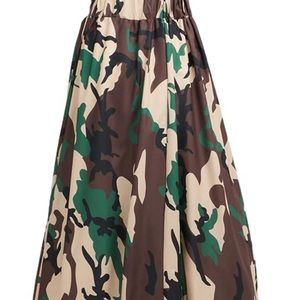 HS-LK Women Stretchy High Waisted A-line Swing Skirt Large